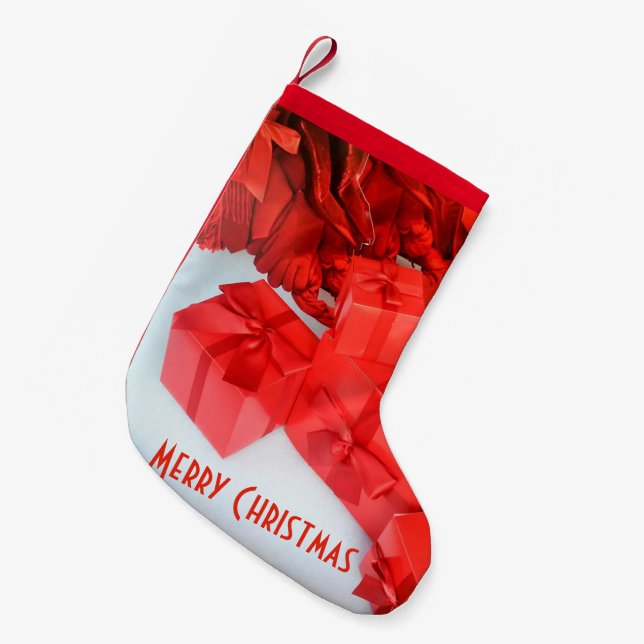 Merry Christmas Stocking (Front (Hanging))