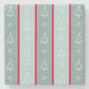 Merry Christmas Stone Coaster