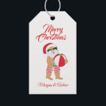 Merry Christmas Summer Santa Claus Beach Ball Gift Tags<br><div class="desc">Merry Christmas Summer Santa Claus Beach Ball

See matching collection</div>