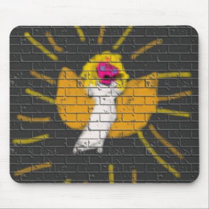 Merry Christmas Sun Moon Angel, Art by Kids :) Mouse Mat