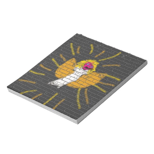 Merry Christmas Sun Moon Angel, Art by Kids :) Notepad (Rotated)