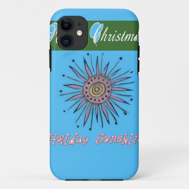 Merry Christmas Sunshine Holiday.png Case-Mate iPhone Case (Back)