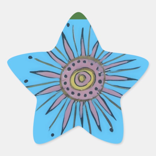 Merry Christmas Sunshine Holiday.png Star Sticker (Front)