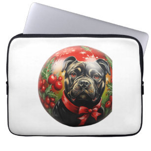 Merry Christmas Sussex Spaniel   Laptop Sleeve