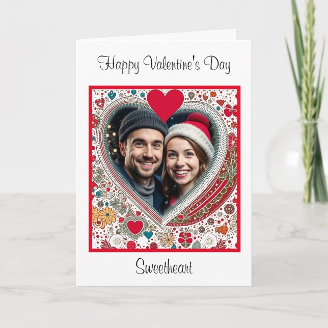 Merry Christmas Sweetheart | Valentine's Day Card (Front)