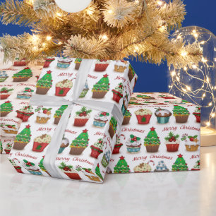 Merry Christmas Sweets Wrapping Paper