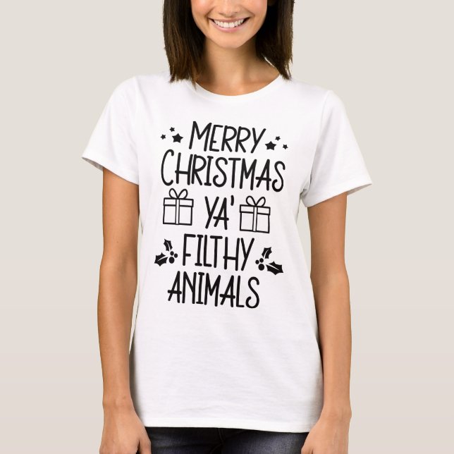 Merry Christmas T-Shirt (Front)