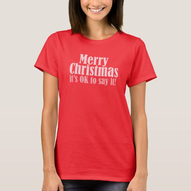Merry Christmas T-Shirt (Front)