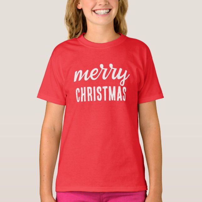 Merry Christmas T-Shirt (Front)