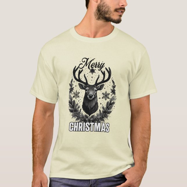 Merry Christmas t-shirt design (Front)