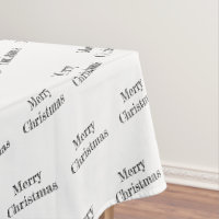 Merry Christmas Tablecloth 