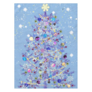 Merry Christmas Tablecloth Christmas Tree