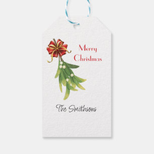 Merry Christmas tag with editable message/name