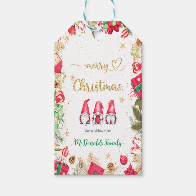Merry Christmas Tags (Front)