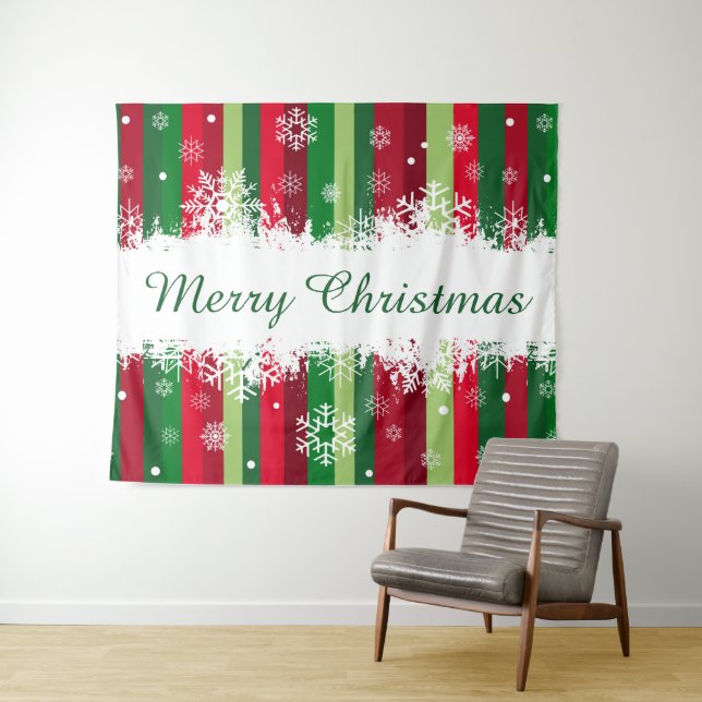Merry Christmas Tapestry (In Situ (Horizontal))