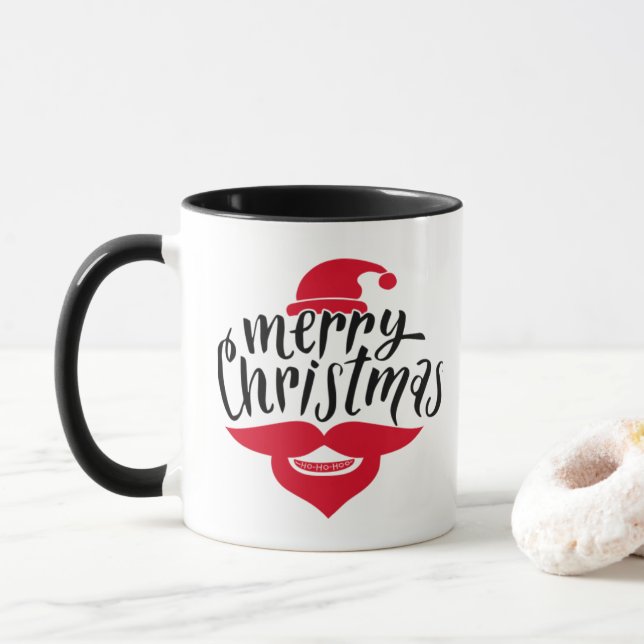 Merry Christmas tea and coffee mug (With Donut)