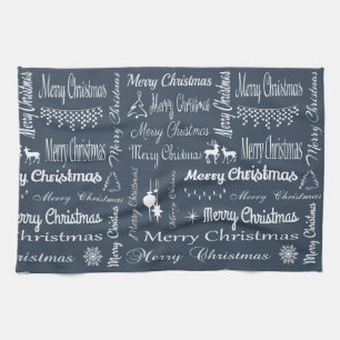 Merry Christmas Tea Towel