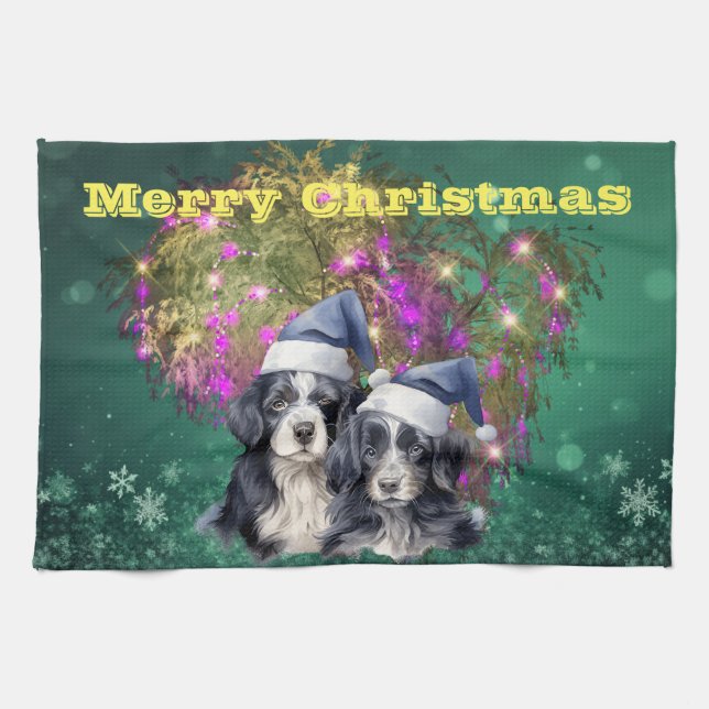 Merry Christmas Tea Towel (Horizontal)