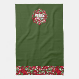 Merry Christmas  Tea Towel