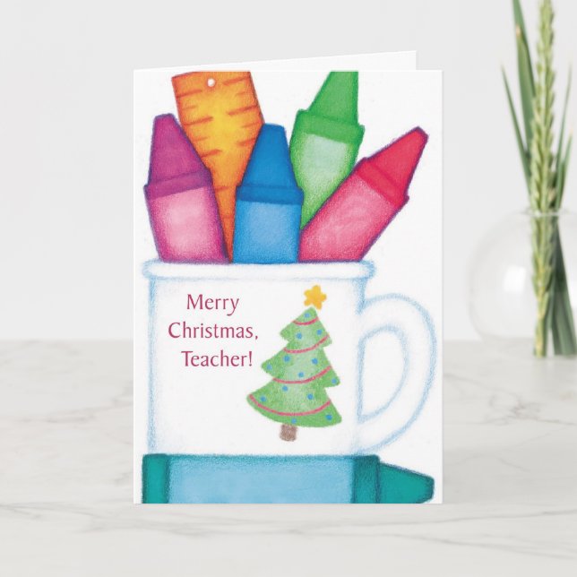 Merry Christmas, Teacher Holiday Card (Front)