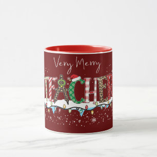 Merry Christmas Teacher Mug