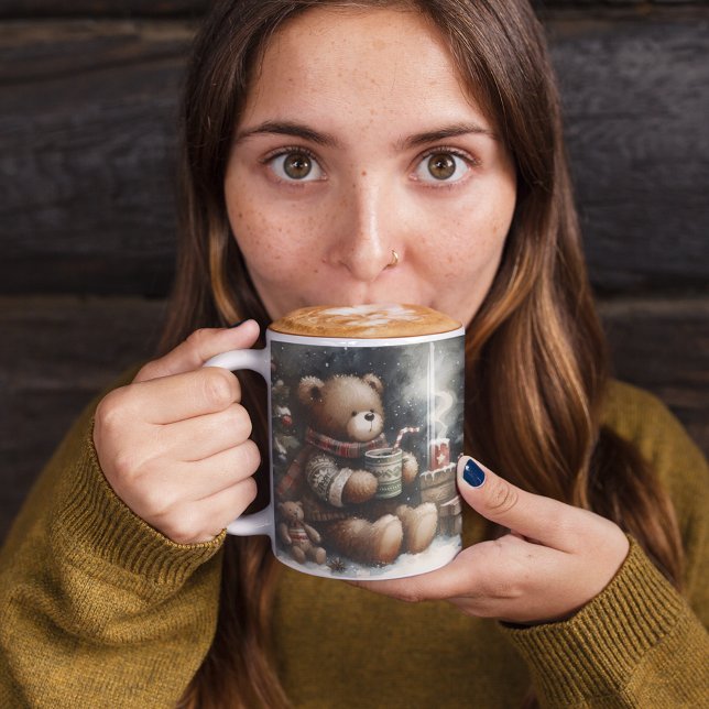 Merry Christmas Teddy Bears Coffee Mug (Creator Uploaded)