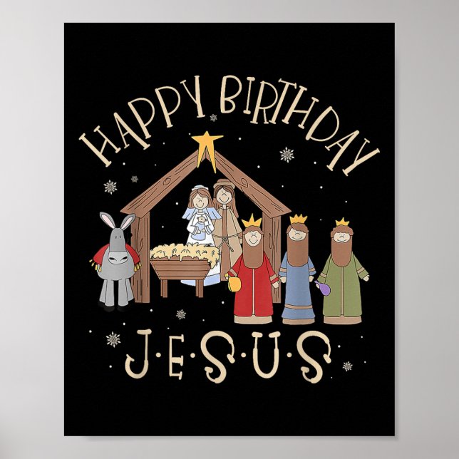 Merry Christmas Tee Uni-christian Family Group Chi Poster (Front)