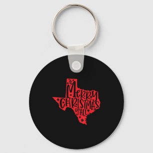 Merry Christmas Texas  Key Ring