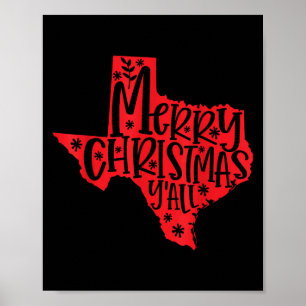 Merry Christmas Texas  Poster
