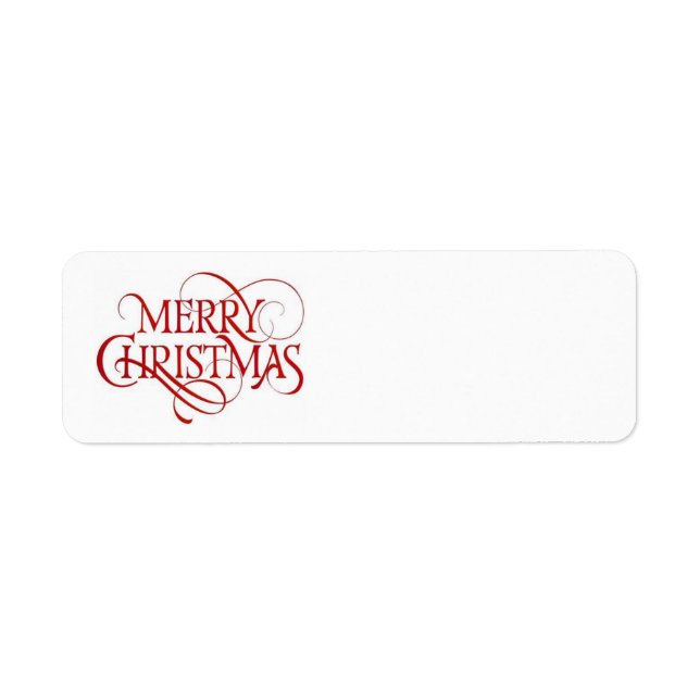 Merry Christmas Text Classic (Front)