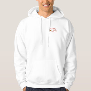 Merry Christmas Text Pattern Design: Festive Art Hoodie