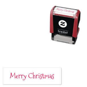Merry Christmas Text Self-inking Stamp