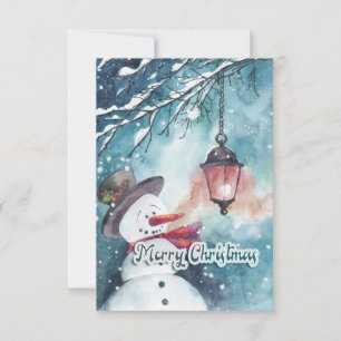 Merry Christmas    Thank You Card