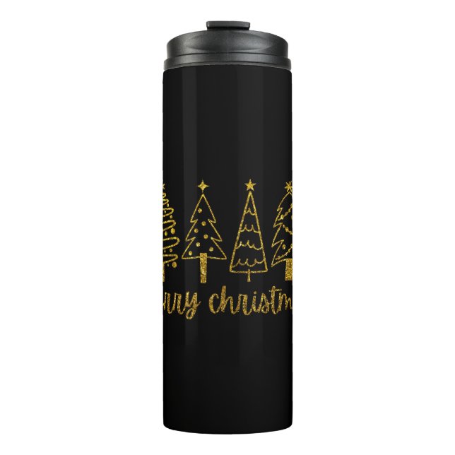 Merry Christmas Thermal Tumbler (Front)