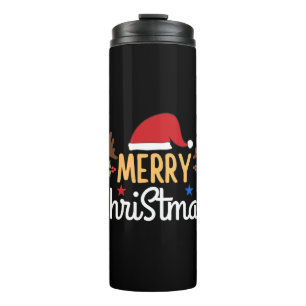 Merry Christmas Thermal Tumbler