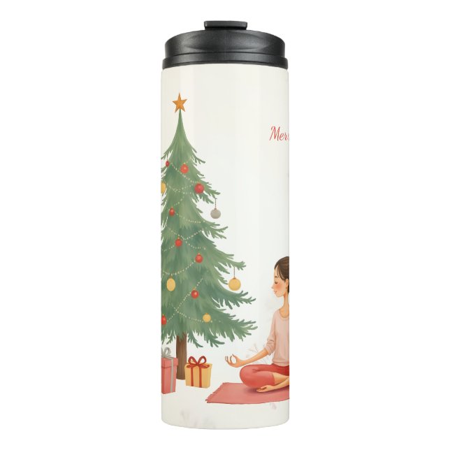 Merry Christmas!  Thermal Tumbler (Front)