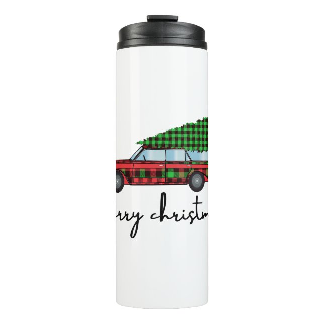 Merry Christmas Thermal Tumbler (Front)