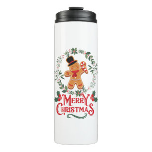 Merry Christmas Thermal Tumbler