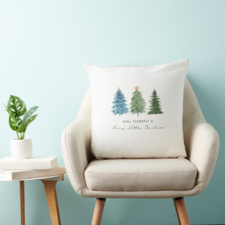 Merry Christmas Throw Pillow