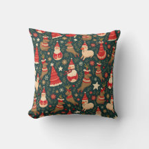 Merry Christmas Throw Pillow 2