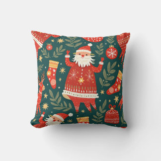 Merry Christmas Throw Pillow 6