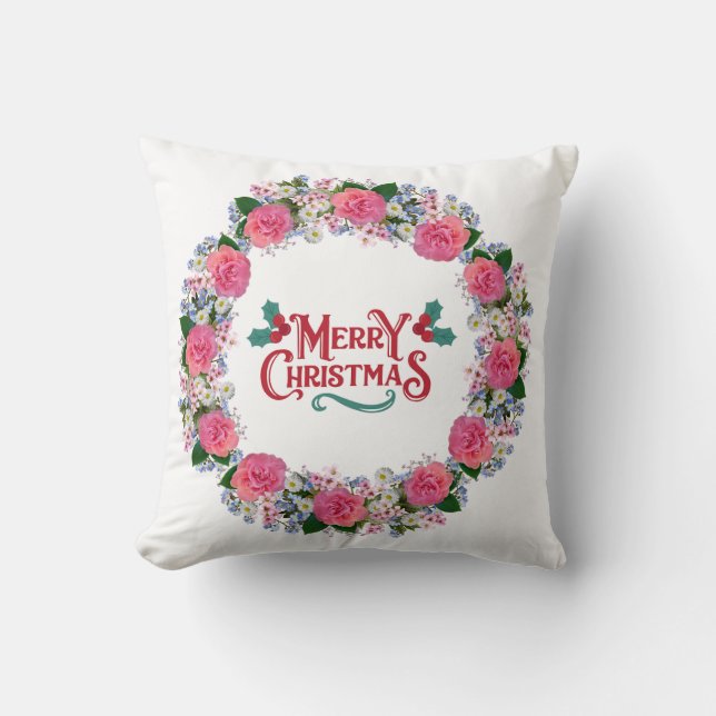 Merry Christmas throw pillows (Front)