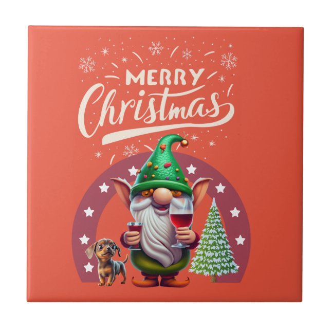Merry Christmas Tile (Front)