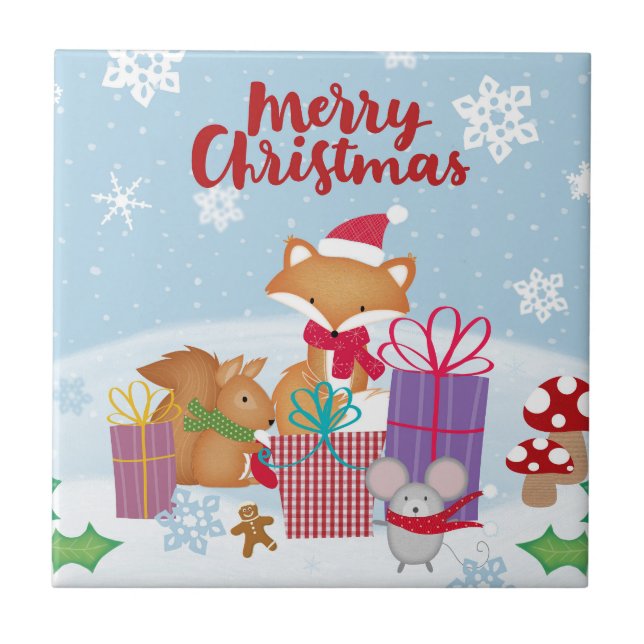 Merry Christmas Tile (Front)