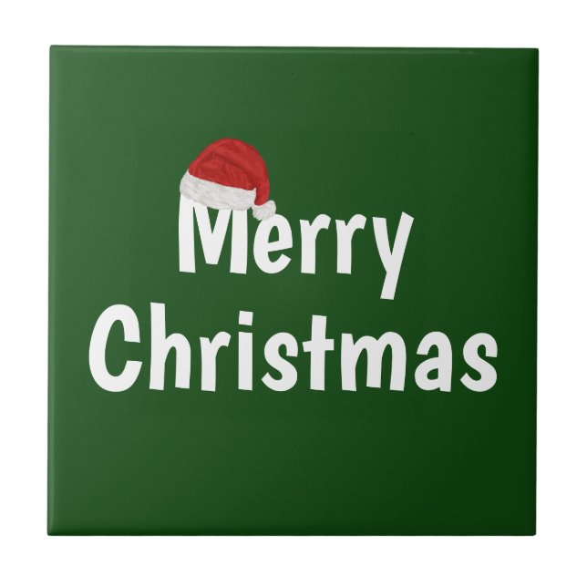Merry Christmas Tile (Front)