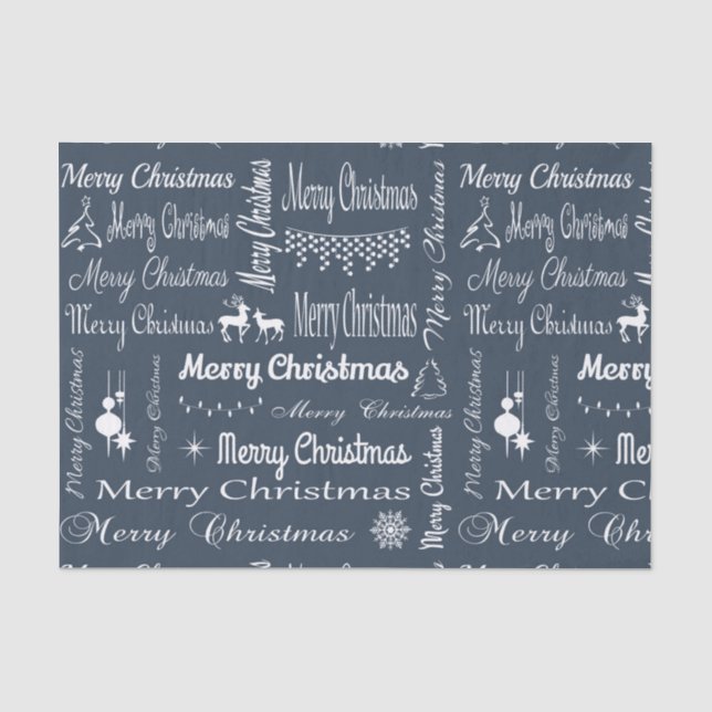 Merry Christmas Tissue Paper (Front)