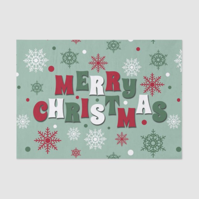 Merry Christmas Tissue Paper (Front)