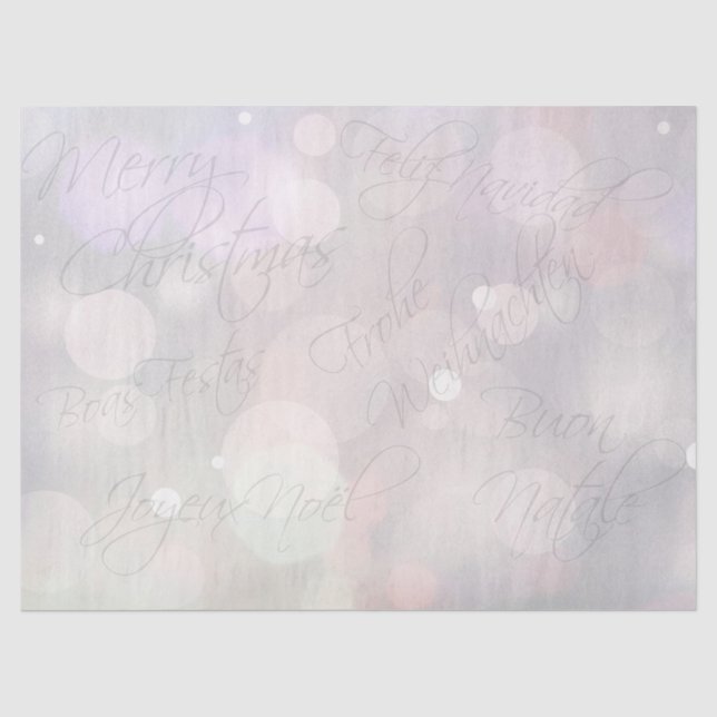 Merry Christmas Tissue Paper (Front)