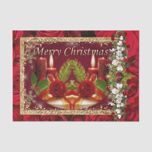 Merry Christmas Tissue Paper (Front)