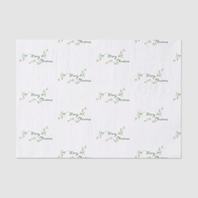 Merry Christmas Tissue Paper (Front)